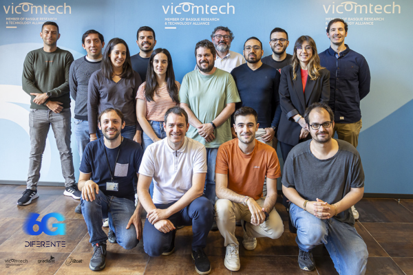 Vicomtech, Gradiant and i2CAT centres meet in San Sebastián to promote the 6GDIFERENTE project, the new paradigm of efficient and intelligent mobile networks.