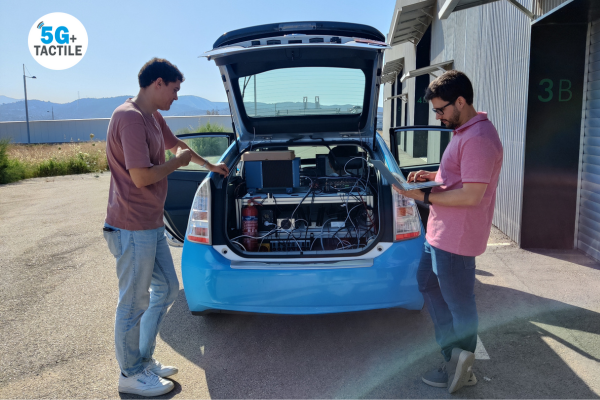 Vicomtech travels to Málaga Tech Park to carry out advanced driving tests within the framework of the 5G + Tactile project